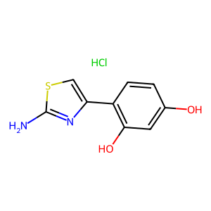CAS: 472979-20-7 | OR76500 | 4-(2-Aminothiazol-4-yl)benzene-1,3-diol hydrochloride