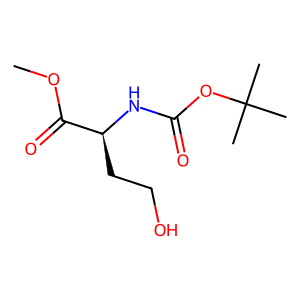 CAS: 120042-11-7 | OR76586 | (S)-Methyl 2-((tert-butoxycarbonyl)amino)-4-hydroxybutanoate