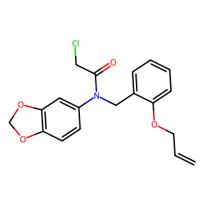 CAS: 851452-58-9 | OR76728 | n-(1,3-Dioxaindan-5-yl)-2-chloro-n-{[2-(prop-2-en-1-yloxy)phenyl]methyl}acetamide