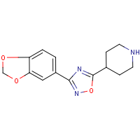 CAS:849925-04-8 | OR7684 | 4-[3-(1,3-Benzodioxol-5-yl)-1,2,4-oxadiazol-5-yl]piperidine