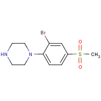 CAS: 849035-69-4 | OR7695 | 1-[2-Bromo-4-(methylsulphonyl)phenyl]piperazine