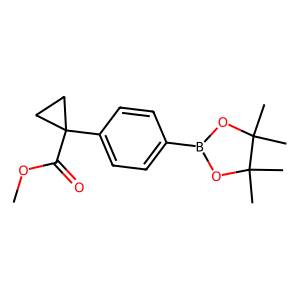 CAS: 1396007-85-4 | OR77031 | Methyl 1-[4-(4,4,5,5-tetramethyl-1,3,2-dioxaborolan-2-yl)phenyl]cyclopropanecarboxylate