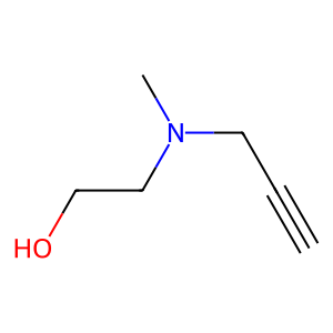 CAS: 13105-72-1 | OR77180 | 2-(Methyl(prop-2-yn-1-yl)amino)ethan-1-ol