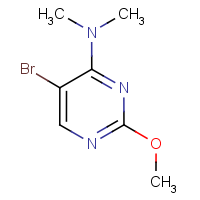 CAS:57054-81-6 | OR7722 | 5-Bromo-4-(dimethylamino)-2-methoxypyrimidine