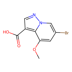CAS: 2089381-00-8 | OR77550 | 6-Bromo-4-methoxypyrazolo[1,5-a]pyridine-3-carboxylic acid