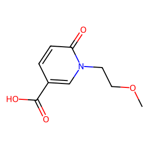CAS: 1234914-99-8 | OR77656 | 1-(2-Methoxyethyl)-6-oxo-1,6-dihydropyridine-3-carboxylic acid