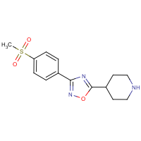 CAS: 849925-03-7 | OR7798 | 4-{3-[4-(Methylsulphonyl)phenyl]-1,2,4-oxadiazol-5-yl}piperidine