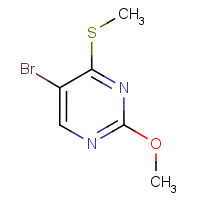 CAS: 59549-52-9 | OR7802 | 5-Bromo-2-methoxy-4-(methylthio)pyrimidine