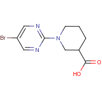 CAS: 799283-93-5 | OR7825 | 1-(5-Bromopyrimidin-2-yl)piperidine-3-carboxylic acid