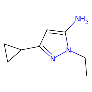 CAS: 1172505-99-5 | OR78270 | 5-Cyclopropyl-2-ethylpyrazol-3-amine