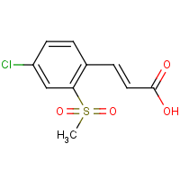 CAS: 849035-82-1 | OR7835 | (2E)-3-[4-Chloro-2-(methylsulphonyl)phenyl]acrylic acid