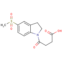 CAS: 396105-96-7 | OR7863 | 4-[2,3-Dihydro-5-(methylsulphonyl)-1H-indol-1-yl]-4-oxobutanoic acid