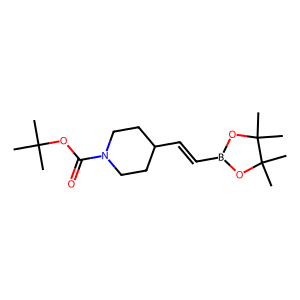 CAS: 1160924-51-5 | OR78837 | tert-Butyl (E)-4-(2-(4,4,5,5-tetramethyl-1,3,2-dioxaborolan-2-yl)vinyl)piperidine-1-carboxylate