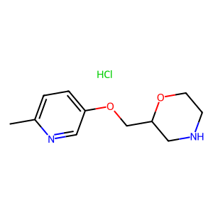 CAS: 2089648-82-6 | OR78842 | 2-(((6-Methylpyridin-3-yl)oxy)methyl)morpholine hydrochloride