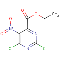 CAS: 54368-61-5 | OR7888 | Ethyl 2,6-dichloro-5-nitropyrimidine-4-carboxylate