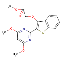 CAS: 849924-94-3 | OR7889 | Methyl {[2-(4,6-dimethoxypyrimidine-2-yl)-1-benzothien-3-yl]oxy}acetate