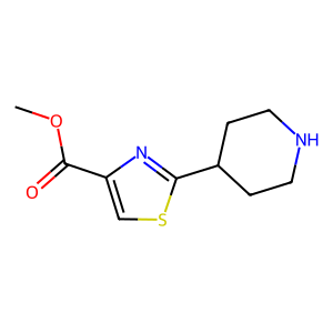 CAS: 1492244-69-5 | OR78945 | Methyl 2-(piperidin-4-yl)thiazole-4-carboxylate