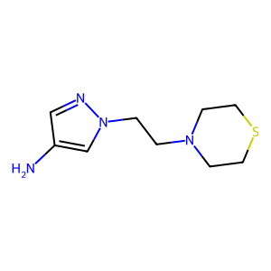 CAS: 1249742-31-1 | OR78978 | 1-(2-Thiomorpholinoethyl)-1h-pyrazol-4-amine
