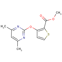 CAS: 389609-95-4 | OR7902 | Methyl 3-[(4,6-dimethylpyrimidin-2-yl)oxy]thiophene-2-carboxylate