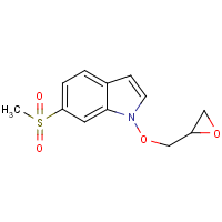 CAS:849924-91-0 | OR7927 | 6-(Methylsulphonyl)-1-(oxiran-2-ylmethoxy)-1H-indole
