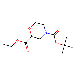 CAS: 768371-16-0 | OR79411 | Ethyl 4-Boc-2-morpholinecarboxylate