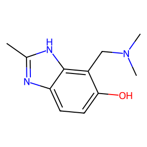 CAS: 101018-70-6 | OR79507 | 7-((Dimethylamino)methyl)-2-methyl-1H-benzo[d]imidazol-6-ol