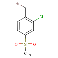 CAS:180200-86-6 | OR7956 | 2-Chloro-4-(methylsulphonyl)benzyl bromide