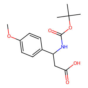CAS: 96363-20-1 | OR79560 | 3-((tert-Butoxycarbonyl)amino)-3-(4-methoxyphenyl)propanoic acid