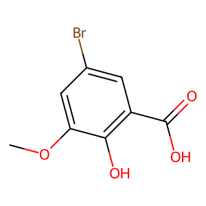 CAS: 35090-76-7 | OR79887 | 5-Bromo-2-hydroxy-3-methoxybenzoic acid