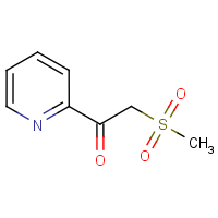 CAS:27302-93-8 | OR7991 | 2-(Methylsulphonyl)-1-(pyridin-2-yl)ethanone