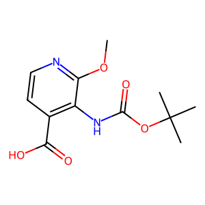 CAS: 870997-82-3 | OR79950 | 3-((tert-Butoxycarbonyl)amino)-2-methoxyisonicotinic acid