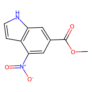 CAS: 1000343-62-3 | OR79966 | Methyl 4-nitro-1H-indole-6-carboxylate