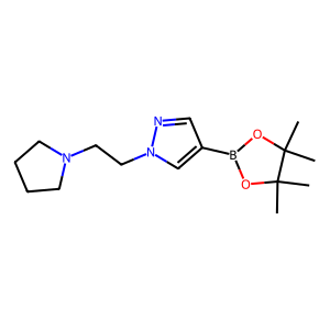 CAS: 1000802-52-7 | OR80061 | 1-(2-(Pyrrolidin-1-yl)ethyl)-4-(4,4,5,5-tetramethyl-1,3,2-dioxaborolan-2-yl)-1H-pyrazole
