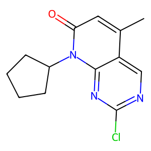 CAS: 1013916-37-4 | OR80149 | 2-Chloro-8-cyclopentyl-5-methylpyrido[2,3-d]pyrimidin-7(8H)-one