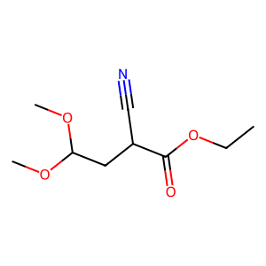CAS: 773076-83-8 | OR80344 | Ethyl 2-cyano-4,4-dimethoxybutanoate