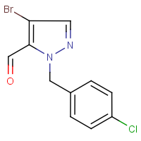 CAS: 289504-53-6 | OR8036 | 4-Bromo-1-(4-chlorobenzyl)-1H-pyrazole-5-carboxaldehyde
