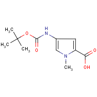 CAS:77716-11-1 | OR8042 | 4-Amino-1-methyl-1H-pyrrole-2-carboxylic acid, 4-BOC protected