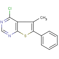 CAS: 306934-78-1 | OR8057 | 4-Chloro-5-methyl-6-phenylthieno[2,3-d]pyrimidine