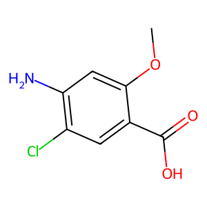 CAS: 7206-70-4 | OR80788 | 4-Amino-5-chloro-2-methoxybenzoic acid
