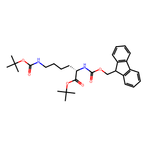 CAS: 129460-15-7 | OR80900 | (S)-tert-Butyl 2-((((9H-fluoren-9-yl)methoxy)carbonyl)amino)-6-((tert-butoxycarbonyl)amino)hexanoate