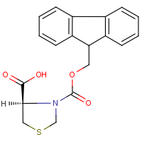 CAS:133054-21-4 | OR8102 | (4R)-3-[(9H-Fluoren-9-ylmethoxy)carbonyl]-1,3-thiazolane-4-carboxylic acid