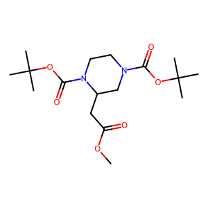 CAS: 368441-99-0 | OR81108 | di-tert-Butyl 2-(2-methoxy-2-oxoethyl)piperazine-1,4-dicarboxylate