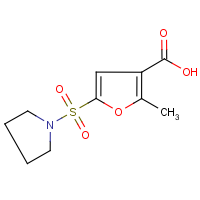 CAS: 306936-43-6 | OR8134 | 2-Methyl-5-[(pyrrolidin-1-yl)sulphonyl]-3-furoic acid