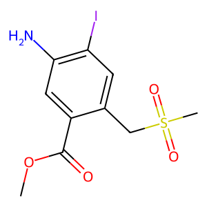 CAS: 2313230-37-2 | OR81371 | Methyl 5-amino-4-iodo-2-((methylsulfonyl)methyl)benzoate