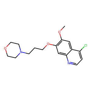 CAS: 205448-32-4 | OR81374 | 4-(3-((4-Chloro-6-methoxyquinolin-7-yl)oxy)propyl)morpholine