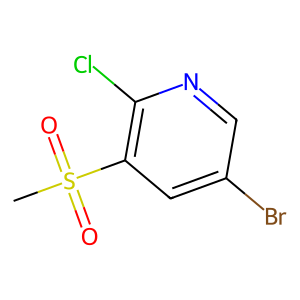 CAS: 887308-14-7 | OR81732 | 5-Bromo-2-chloro-3-(methylsulfonyl)pyridine