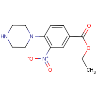 CAS:886631-29-4 | OR8201 | Ethyl 3-nitro-4-(piperazin-1-yl)benzoate