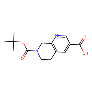 CAS: 1245645-20-8 | OR82048 | 7-(tert-Butoxycarbonyl)-5,6,7,8-tetrahydro-1,7-naphthyridine-3-carboxylic acid