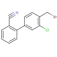 CAS:887268-24-8 | OR8211 | 4'-(Bromomethyl)-3'-chloro-[1,1'-biphenyl]-2-carbonitrile