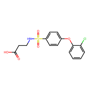 CAS: 606945-29-3 | OR82164 | 3-((4-(2-Chlorophenoxy)phenyl)sulfonamido)propanoic acid